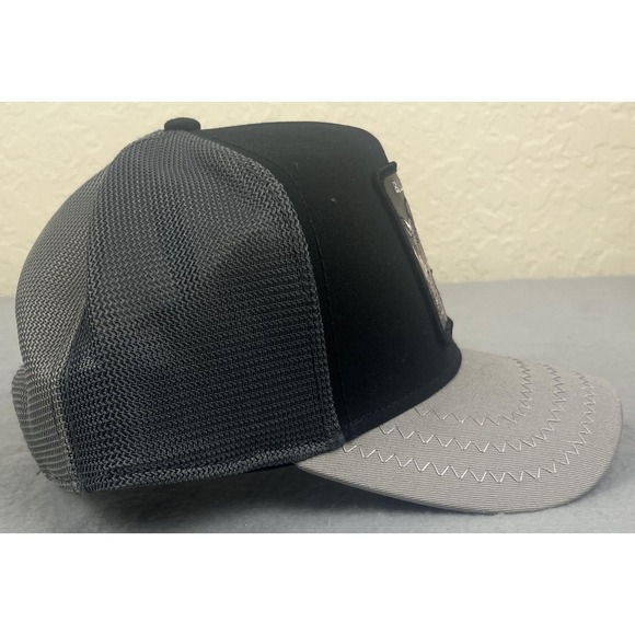 Goorin Bros Hat Cap Snap Back Rhino Patch Trucker Mesh One Size Bulletproof NEW - Picture 5 of 10
